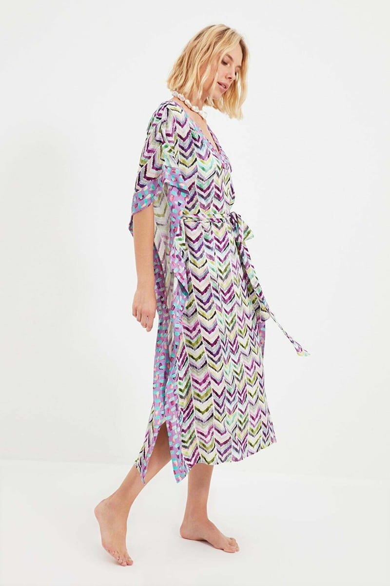 Asymmetric Printed Dress Asymmetric Printed Dress - Midi Dresses 11