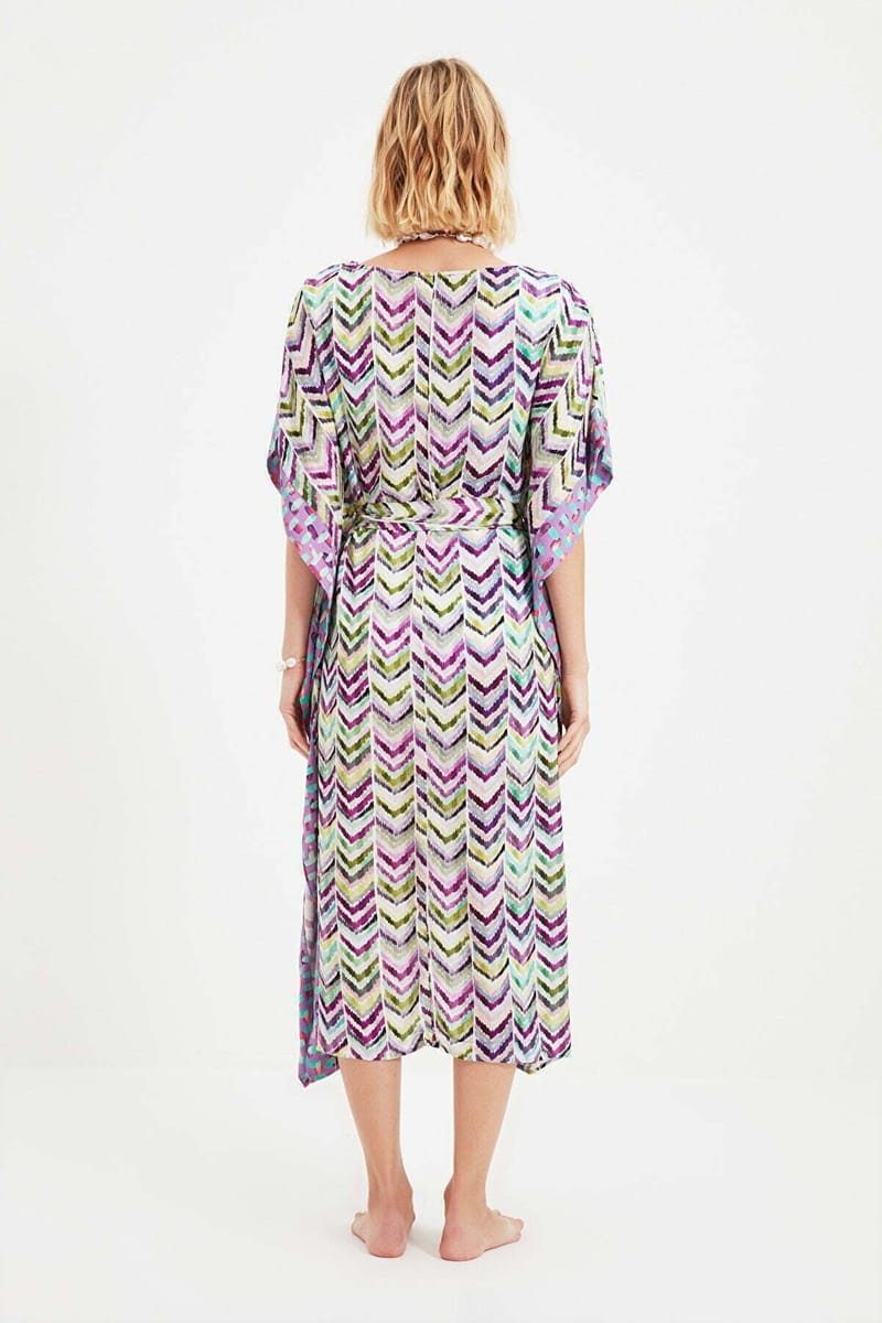 Asymmetric Printed Dress Asymmetric Printed Dress - Midi Dresses 14