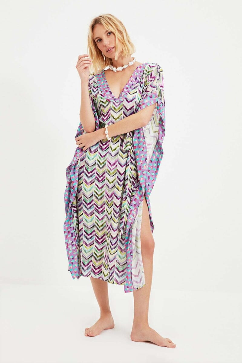 Asymmetric Printed Dress Asymmetric Printed Dress - Midi Dresses 10