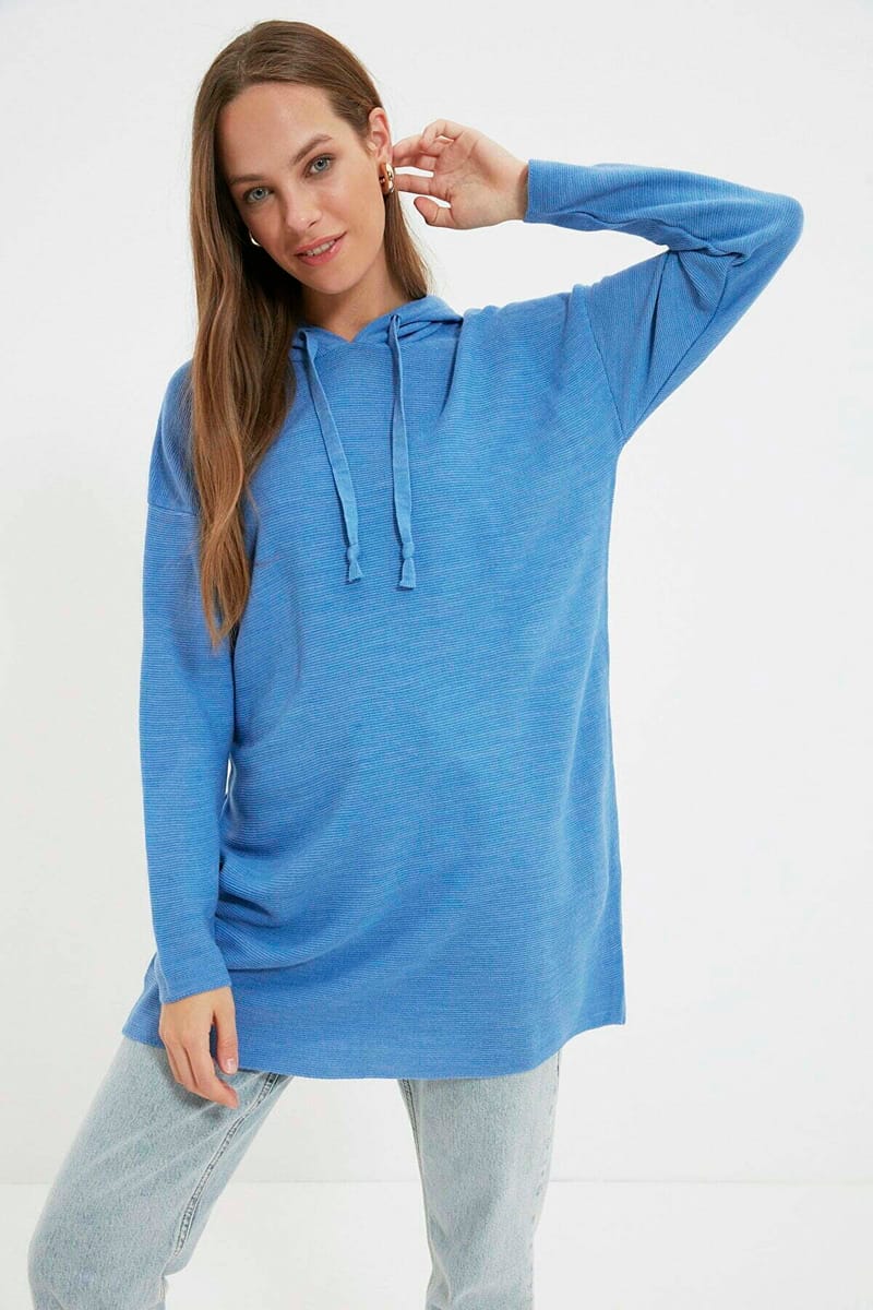 Longline Hooded Sweater Longline Hooded Sweater - Hoodies 12