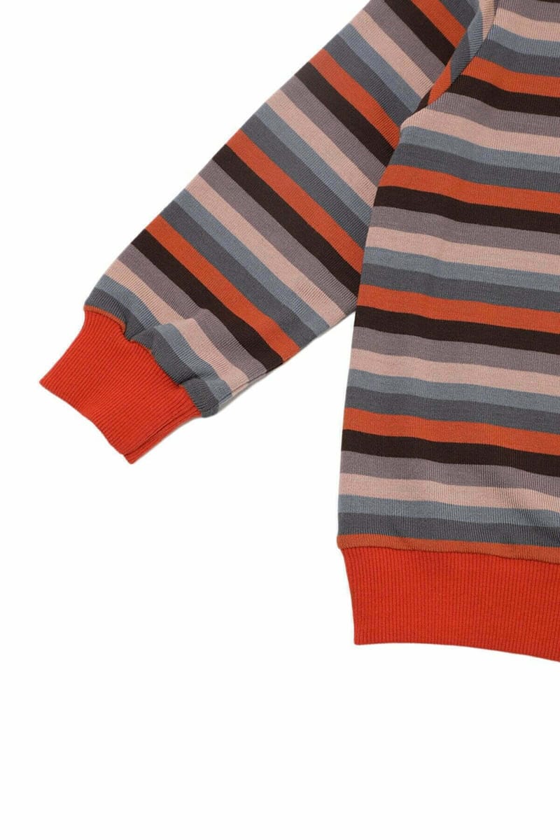 Kids Striped Crew Neck Sweater - Sweaters & Cardigans 77