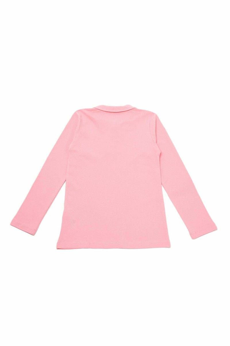 Kids Essential Long Sleeve Girls' Polo - Polo Shirts 89