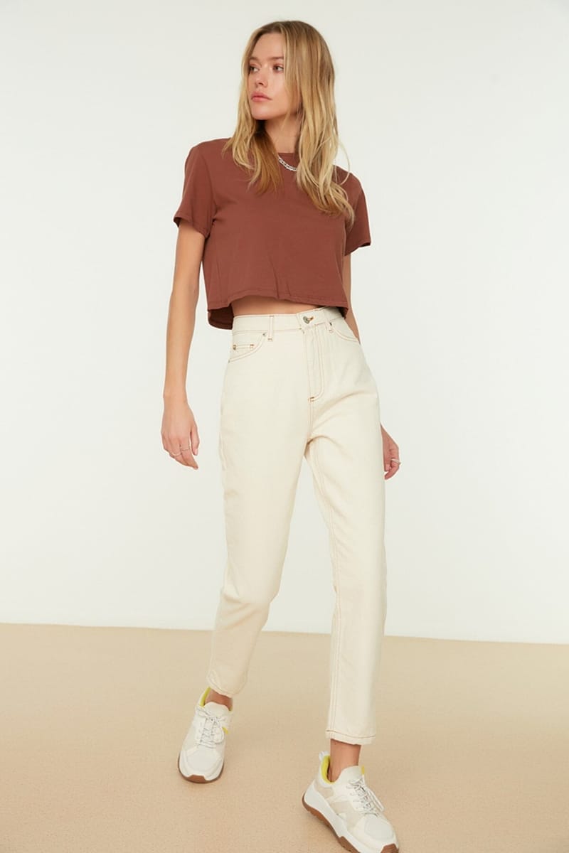 Trendyol - Women's Mom Jeans 25