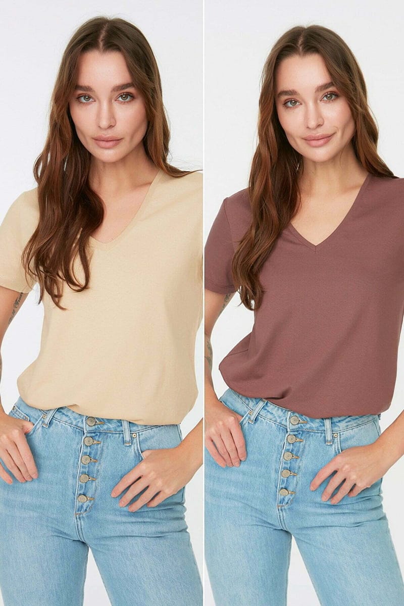 Trendyol - Women's Casual T-Shirt 40