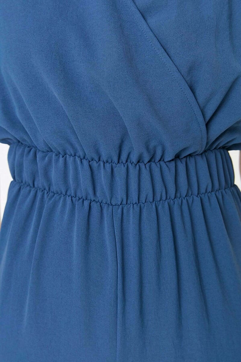 Wrap Style Wide Leg Women's Jumpsuit Wrap Style Wide Leg Women's Jumpsuit - Jumpsuits 48