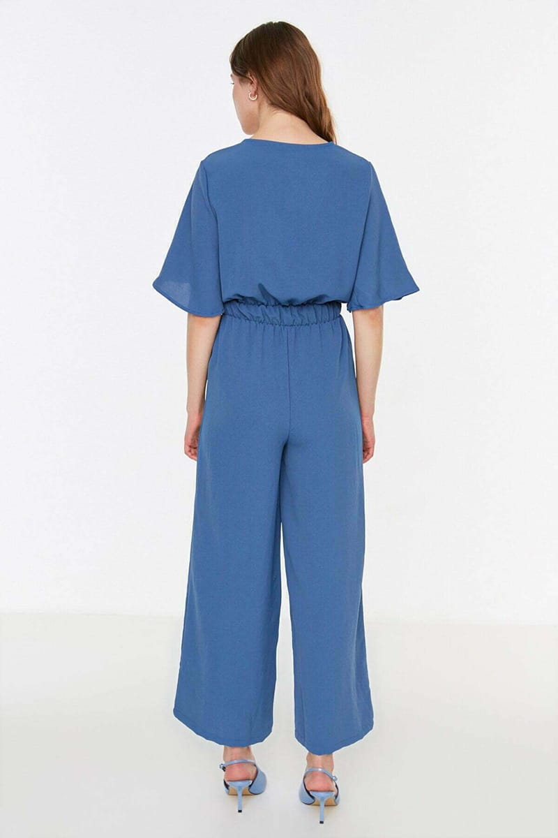 Wrap Style Wide Leg Women's Jumpsuit Wrap Style Wide Leg Women's Jumpsuit - Jumpsuits 49