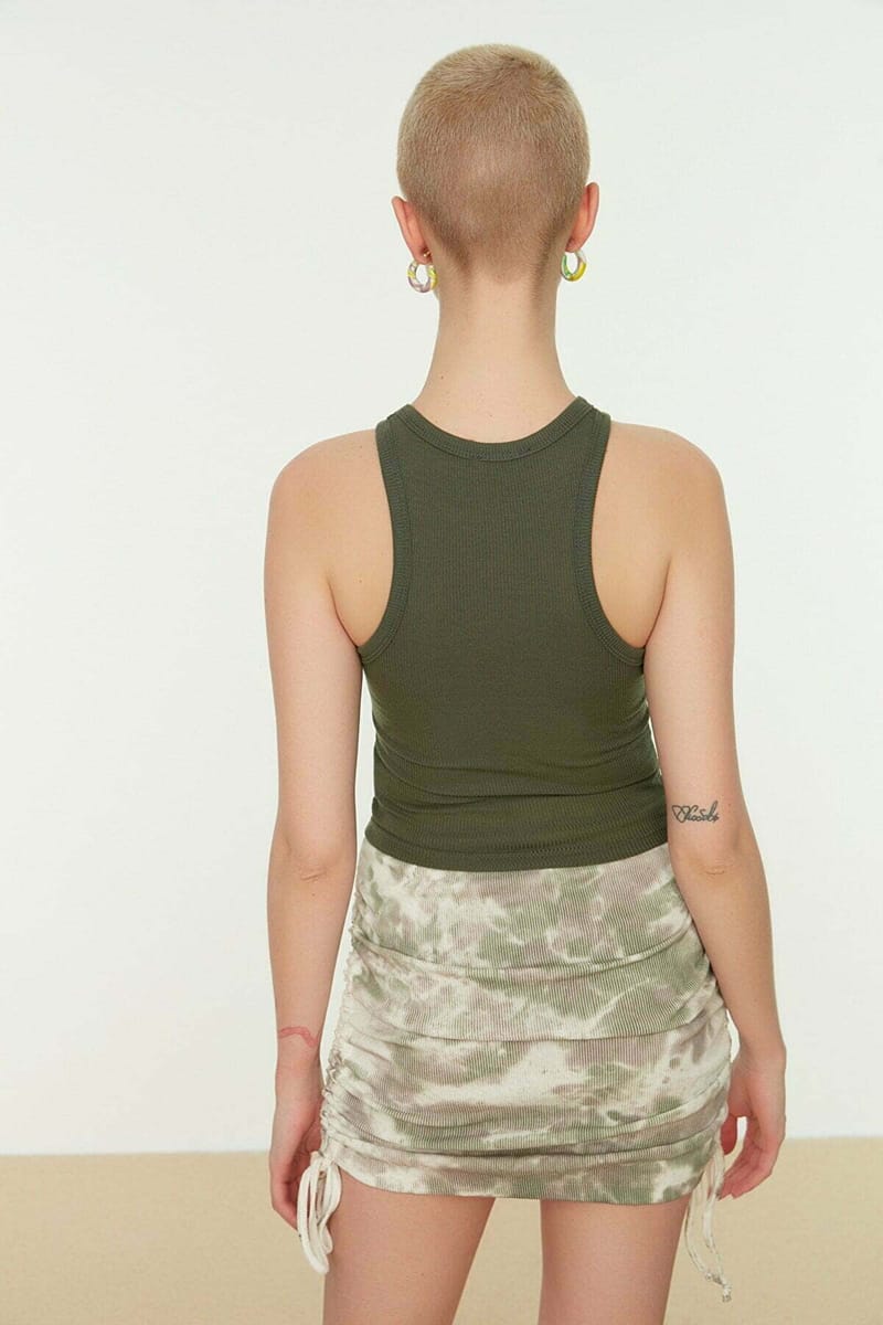 Embroidered Tank Top Trendyol - Women's Sleeveless Tops 16