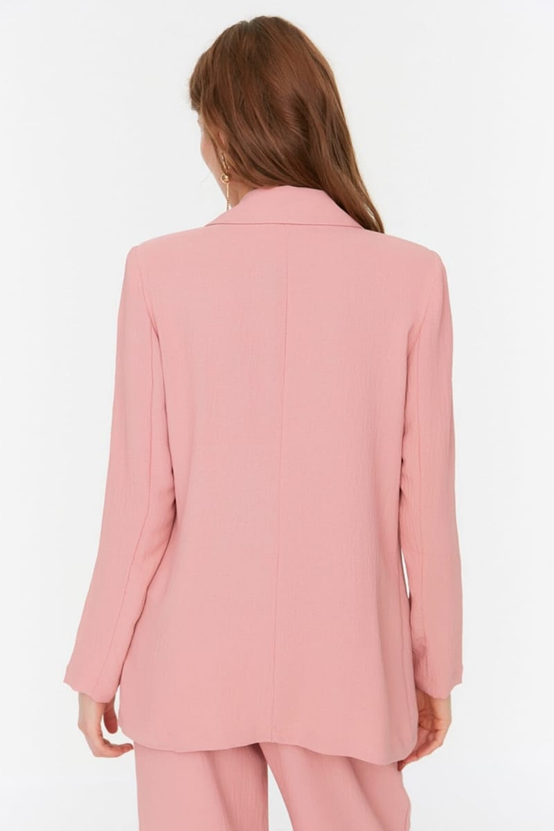 Dried Rose Button Jacket