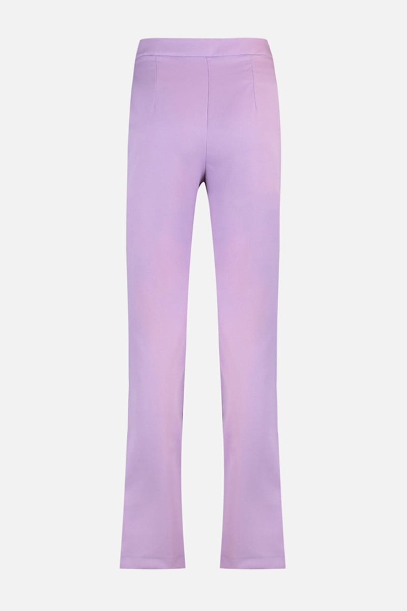 Purple High Waist Women's Pant - Formal Pants 34