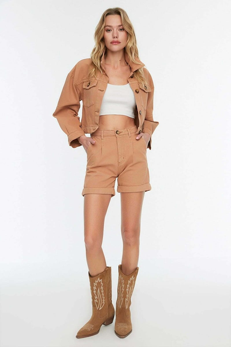 Basic Casual Shorts - Denim Shorts 21