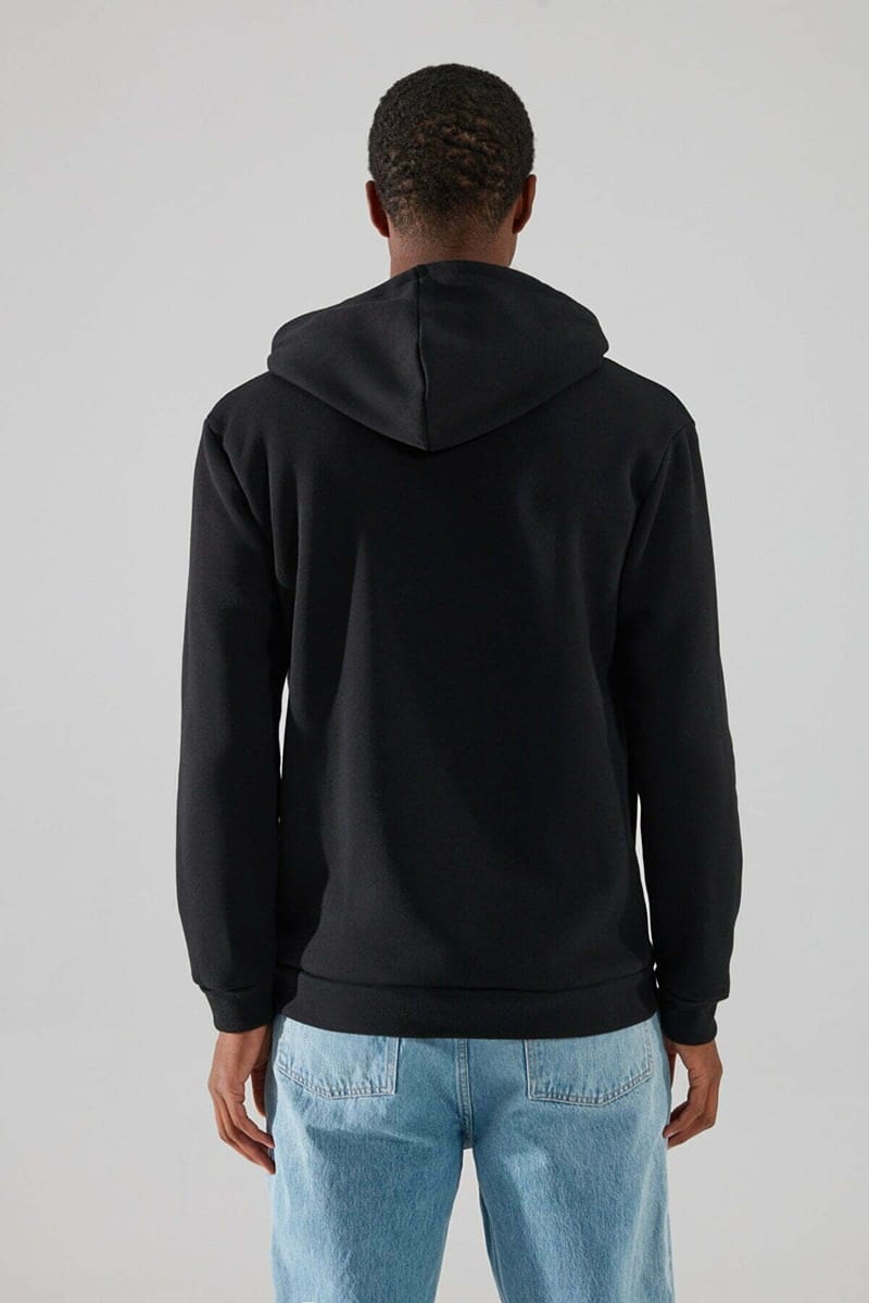 Black Essential Men's Hoodie - Hoodies 24