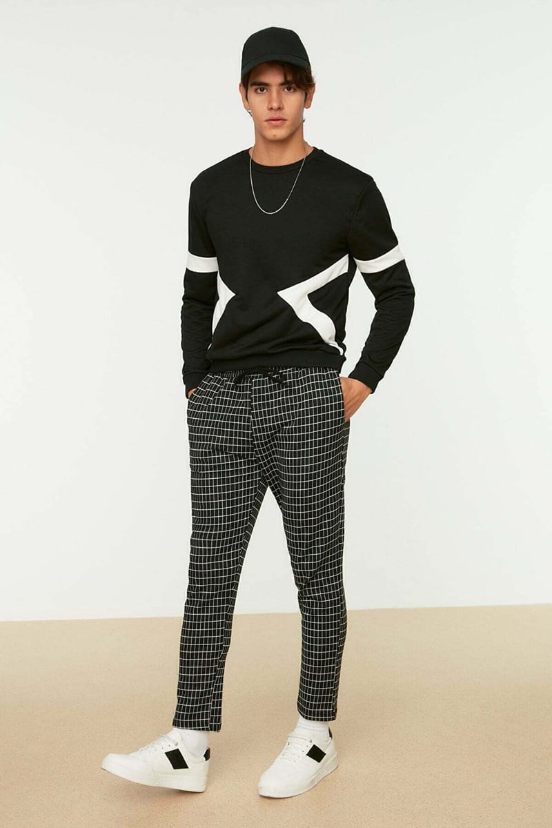 Men's Checked Sweatpants - Sweatpants 62