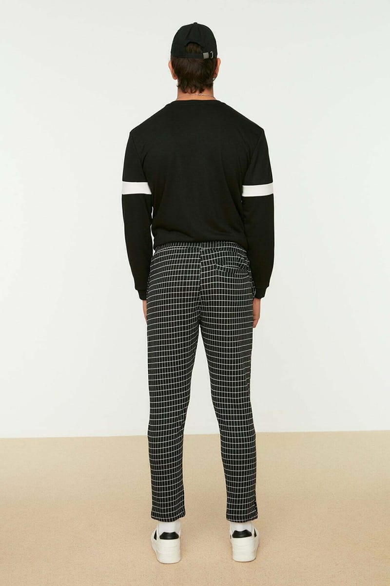 Men's Checked Sweatpants - Sweatpants 64