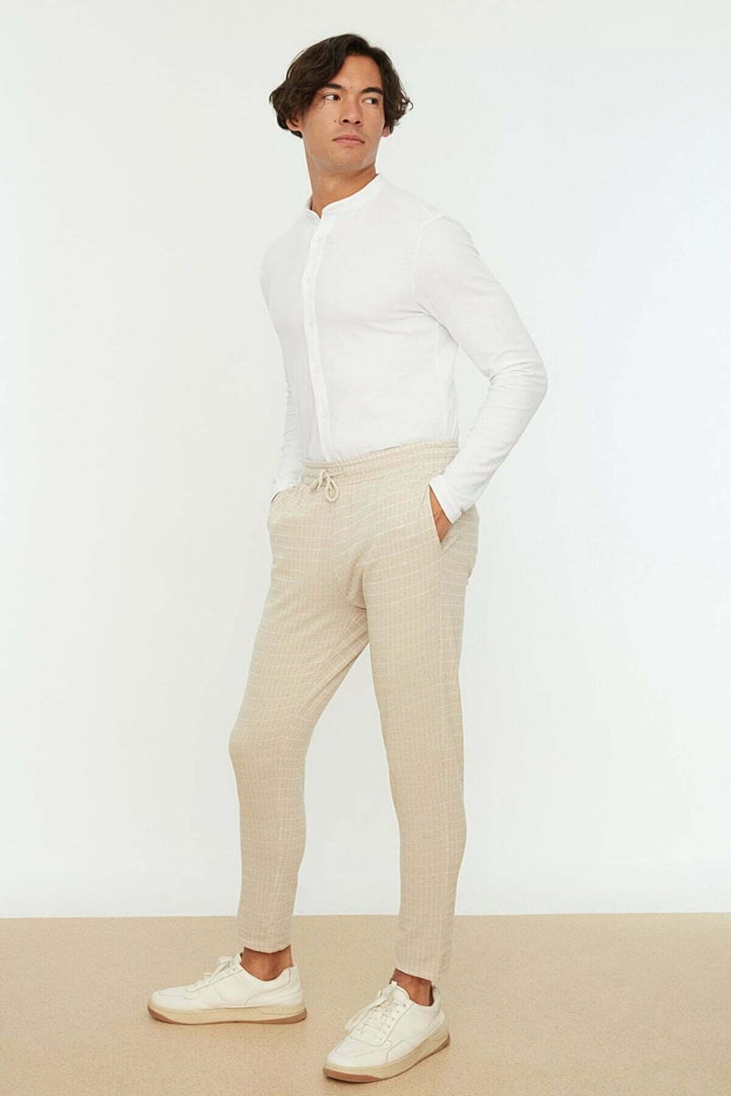 Men's Checked Sweatpants - Sweatpants 34