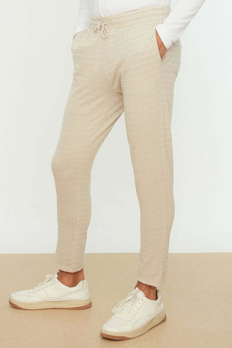 Men's Checked Sweatpants - Sweatpants 35