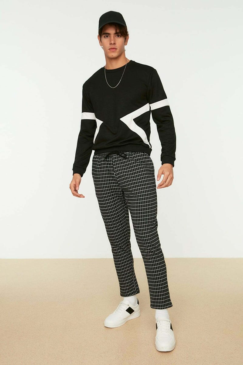 Men's Checked Sweatpants - Sweatpants 59