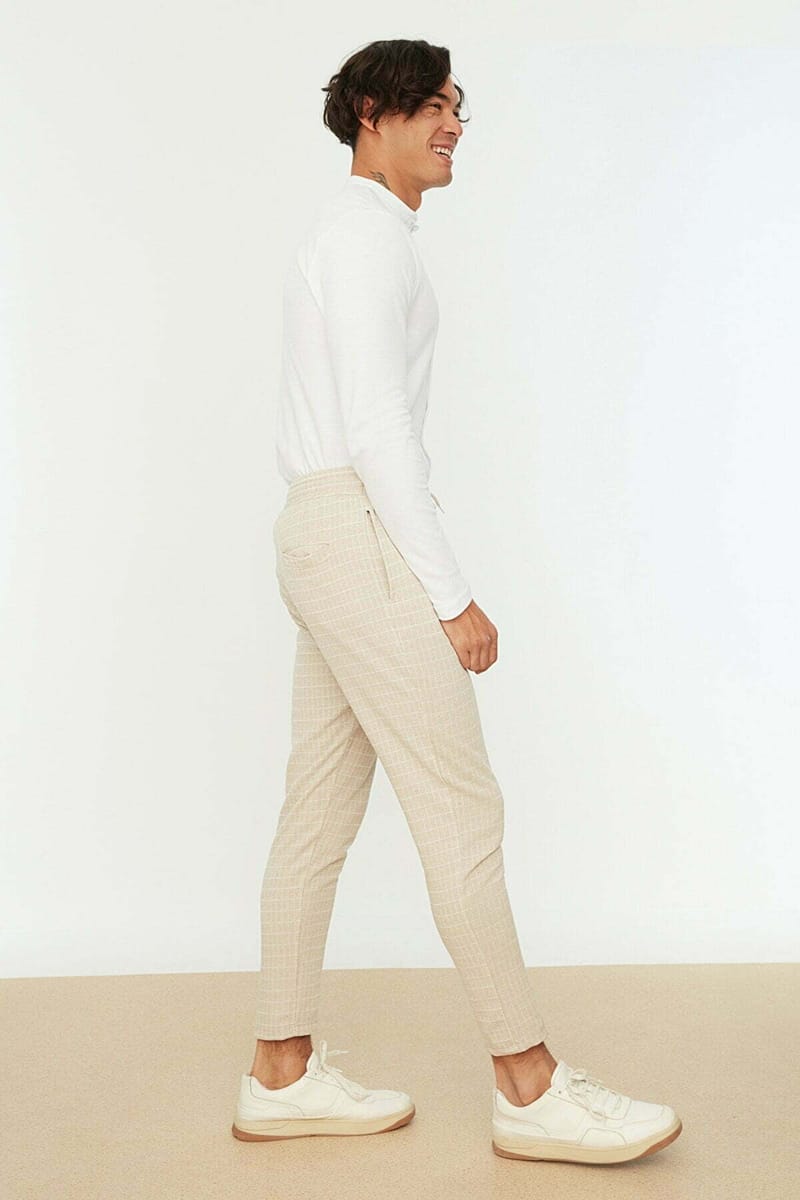 Men's Checked Sweatpants - Sweatpants 37