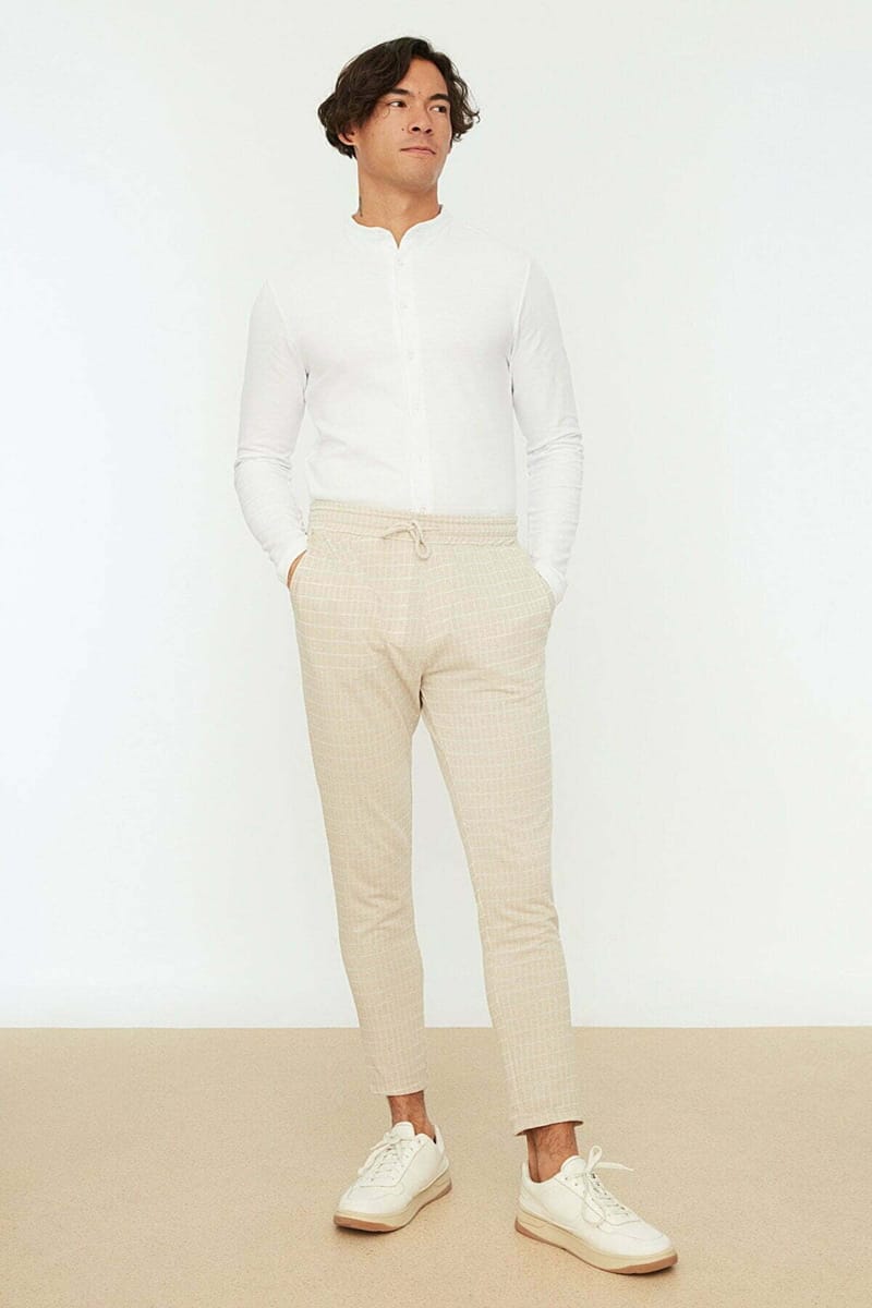 Men's Checked Sweatpants - Sweatpants 39