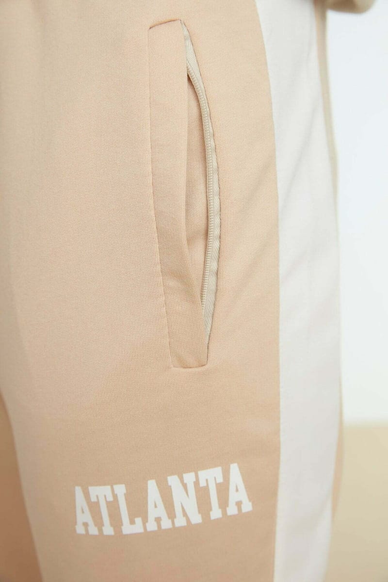 Beige Regular Fit Men's Sweatpants - Sweatpants 27