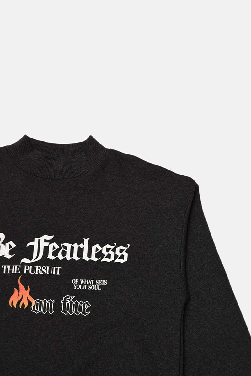 Black Graphic Knitted Women's Sweatshirt - Sweatshirts 39