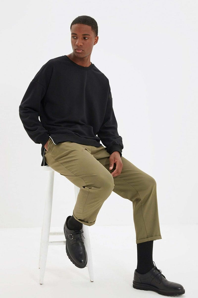 Men's Sweatshirt Men's Black Sweatshirt - Sweatshirts 23