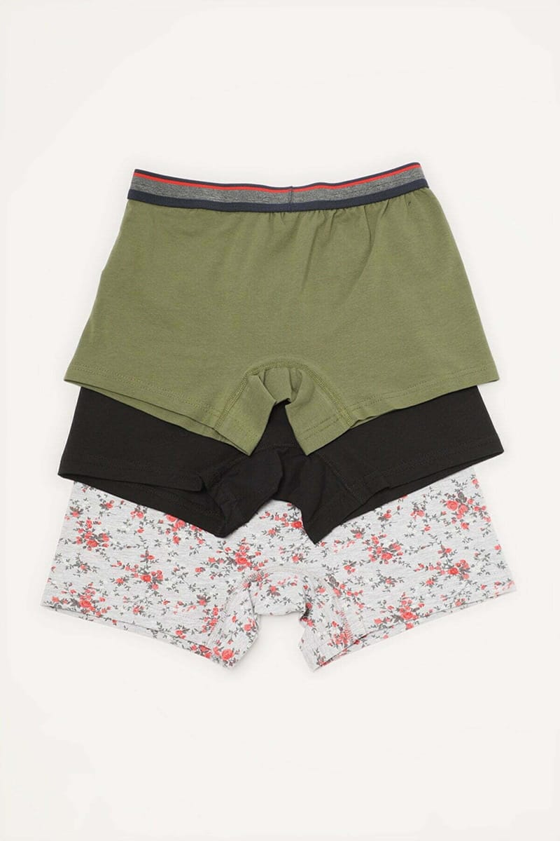 Multicolor Pack Of 3 Printed Men's Boxers - Boxers 21