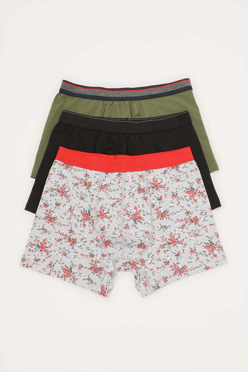 Multicolor Pack Of 3 Printed Men's Boxers - Boxers 20