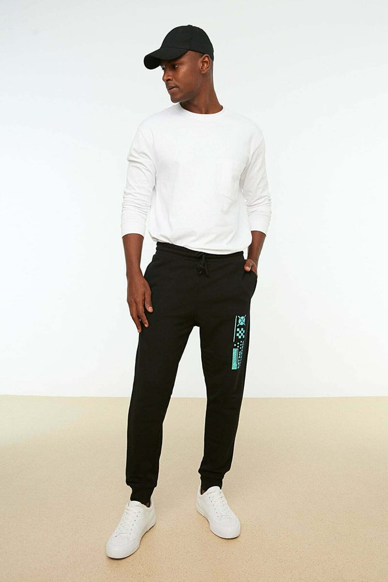 Regular Fit Printed Men's Sweatpants - Sweatpants 68