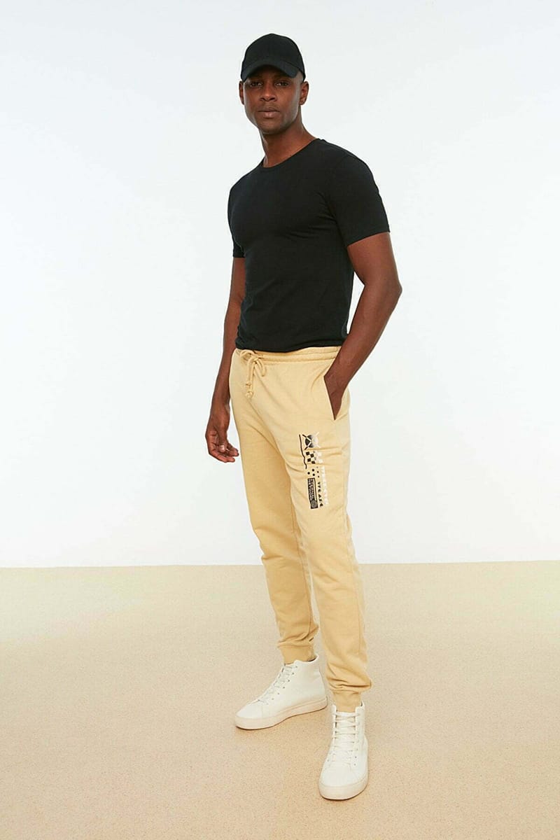 Regular Fit Printed Men's Sweatpants - Sweatpants 36