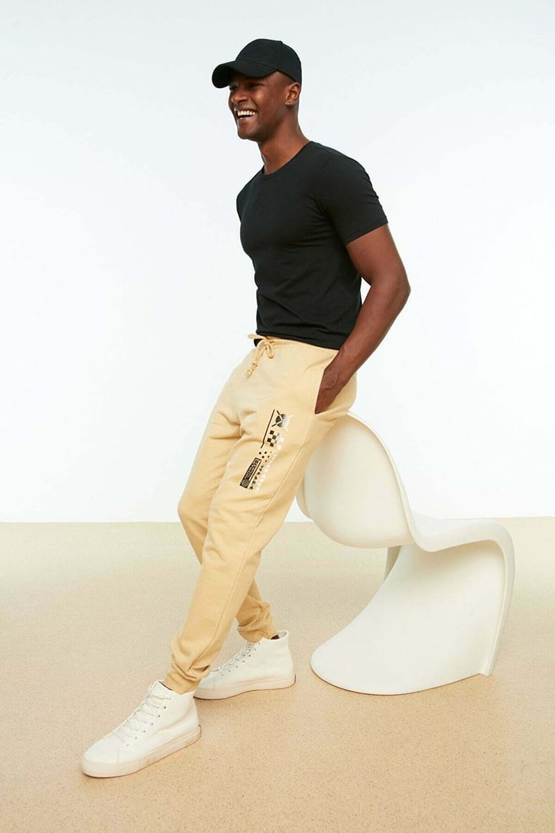 Regular Fit Printed Men's Sweatpants - Sweatpants 37