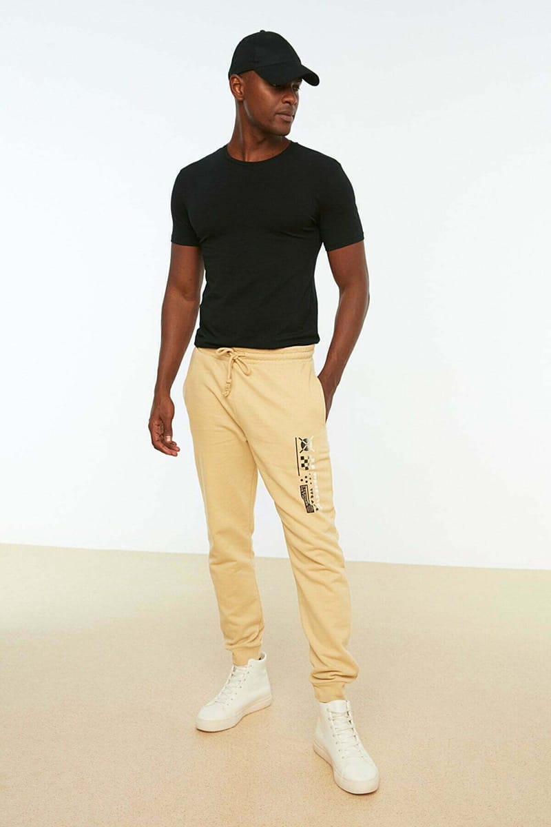 Regular Fit Printed Men's Sweatpants - Sweatpants 40