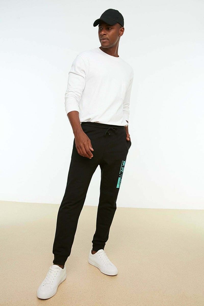 Regular Fit Printed Men's Sweatpants - Sweatpants 65