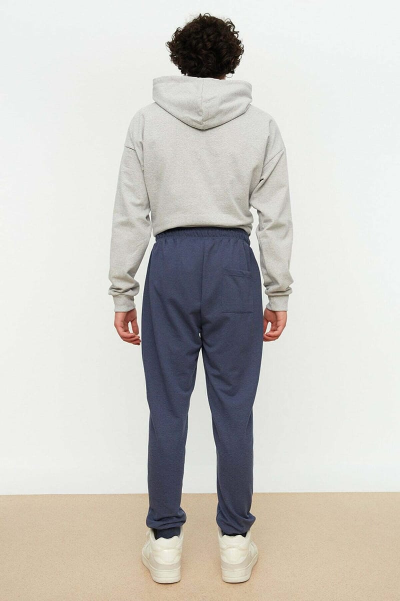 Navy Blue Regular Fit Printed Men's Sweatpants Navy Blue Regular Fit Printed Men's Sweatpants - Sweatpants 23