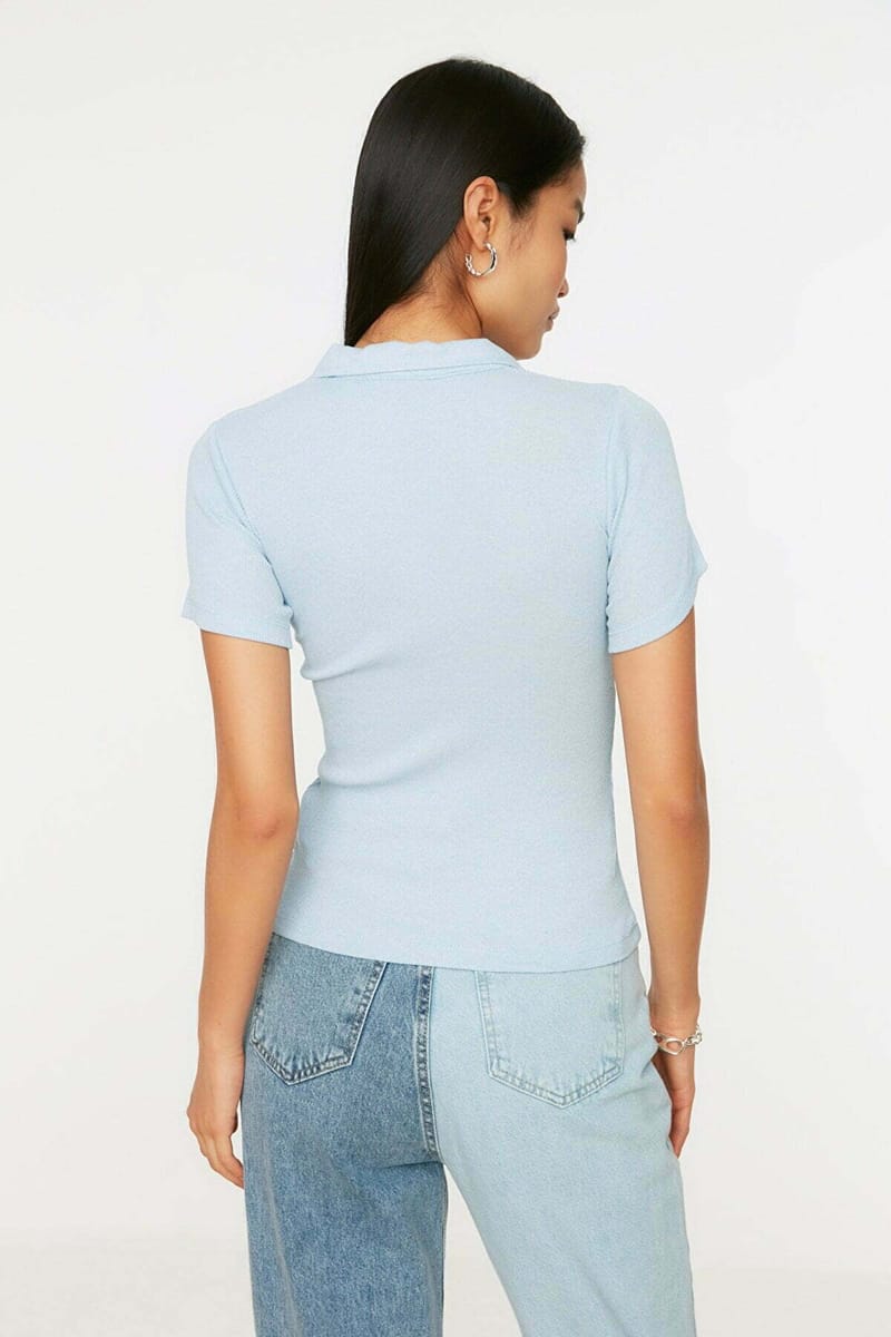 Trendyol - Women's Short Sleeve Tops 38