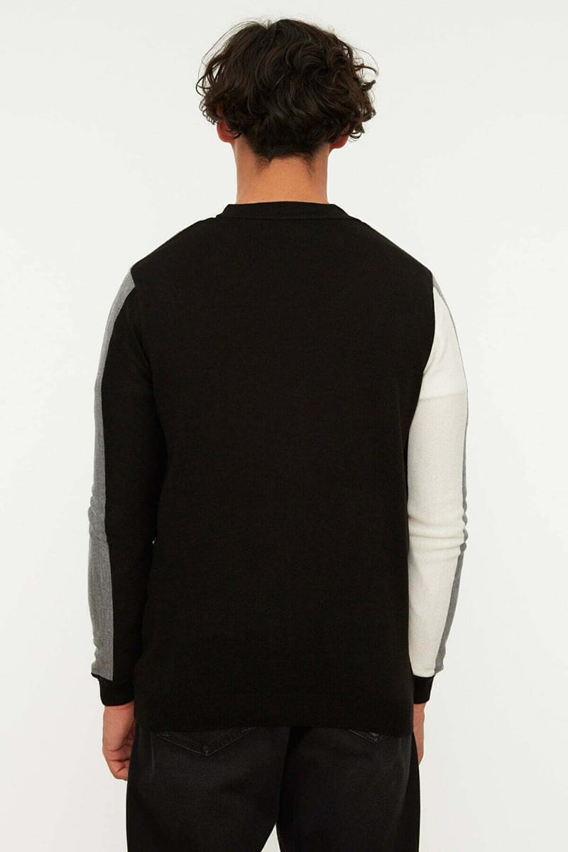 Regular Color Block Cardigan - Cardigans 49