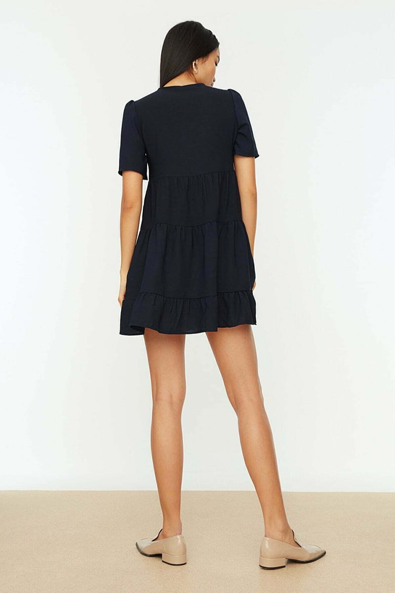 Wide Cut Dress Trendyol - Women's Mini Dresses 24