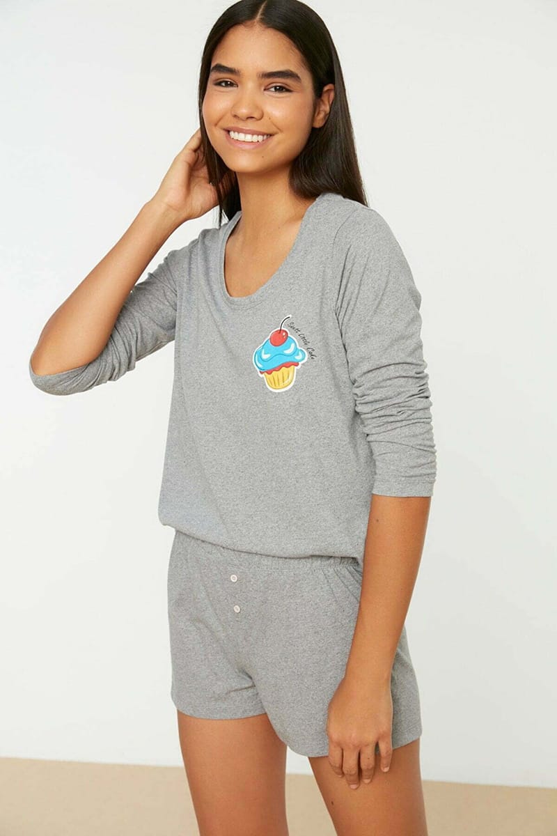 Graphic Knitted Pyjama Set - Co-ord Sets 16