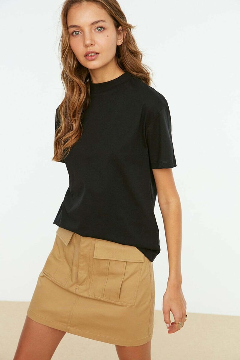 Crew Neck Women's T-Shirt Crew Neck Women's T-Shirt - Casual T-Shirt 93