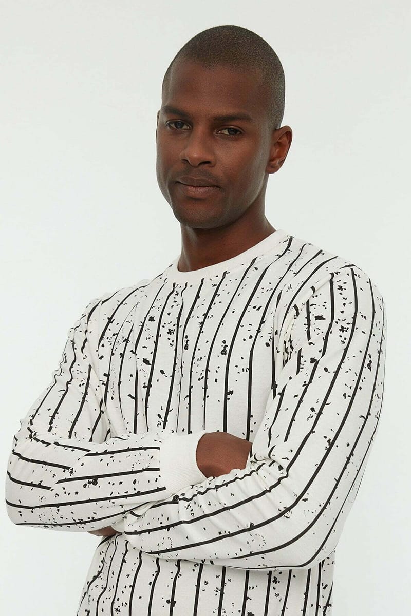 Regular Fit Crew Neck Sweatshirt Trendyol - Men's Sweatshirts 47
