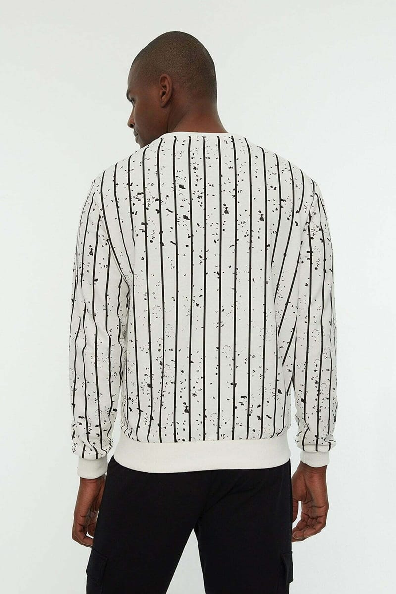 Regular Fit Crew Neck Sweatshirt Trendyol - Men's Sweatshirts 49