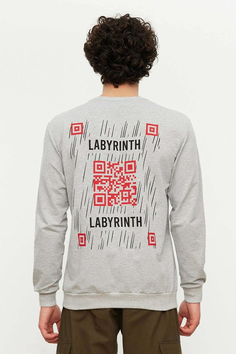 Regular Fit Long Sleeve Regular Crew Neck Printed Sweatshirt - Sweatshirts 20