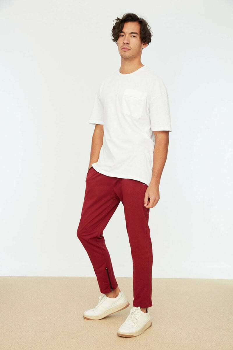 Drawstring Zip Detail Sweatpants Drawstring Zip Detail Sweatpants - Sweatpants 30