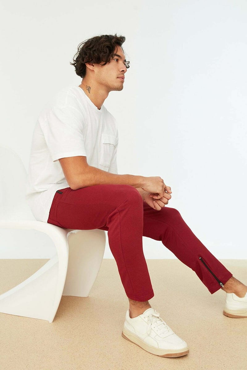 Drawstring Zip Detail Sweatpants Drawstring Zip Detail Sweatpants - Sweatpants 31