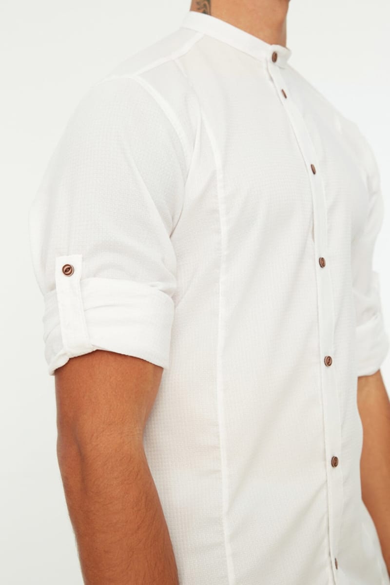 Checked Extra Slim Fit Shirt Trendyol - Men's Long Sleeves Shirts 36