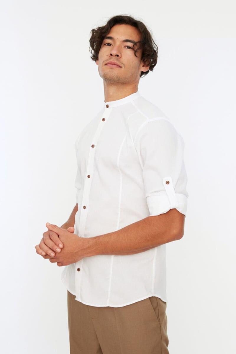 Checked Extra Slim Fit Shirt Trendyol - Men's Long Sleeves Shirts 37