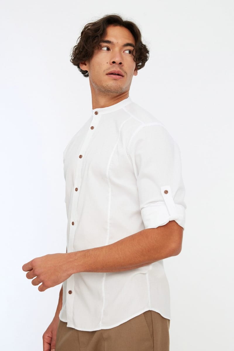 Checked Extra Slim Fit Shirt Trendyol - Men's Long Sleeves Shirts 38