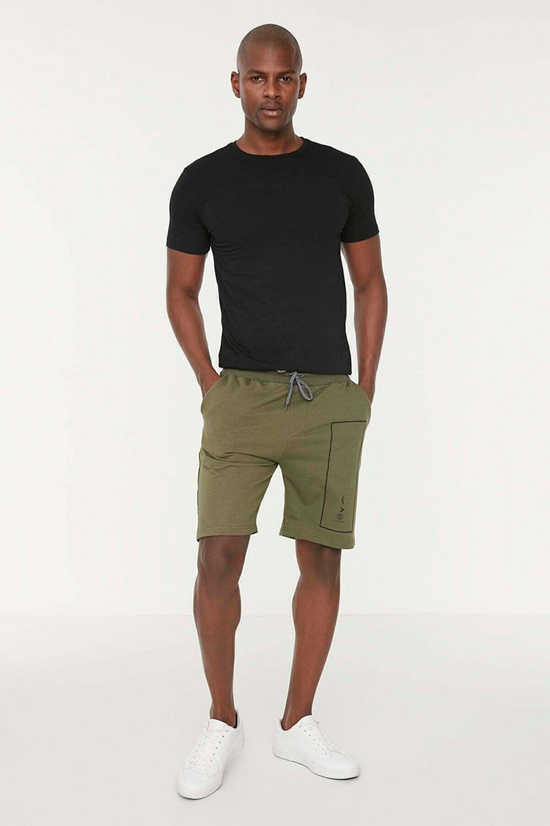 Drawstring Shorts Mid Green