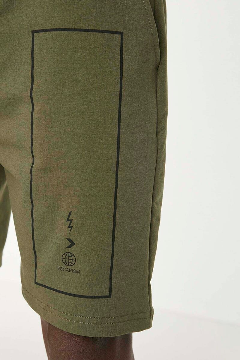 Drawstring Shorts Mid Green