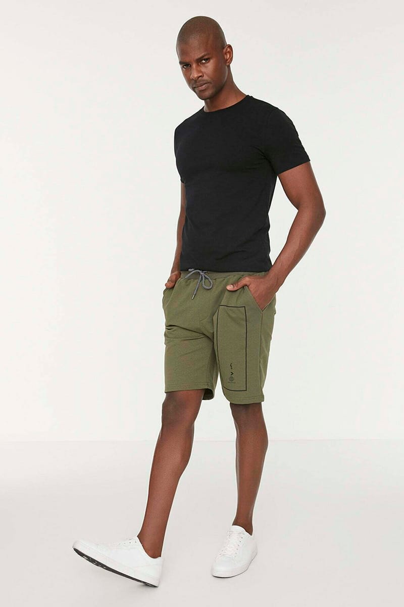 Drawstring Shorts Mid Green
