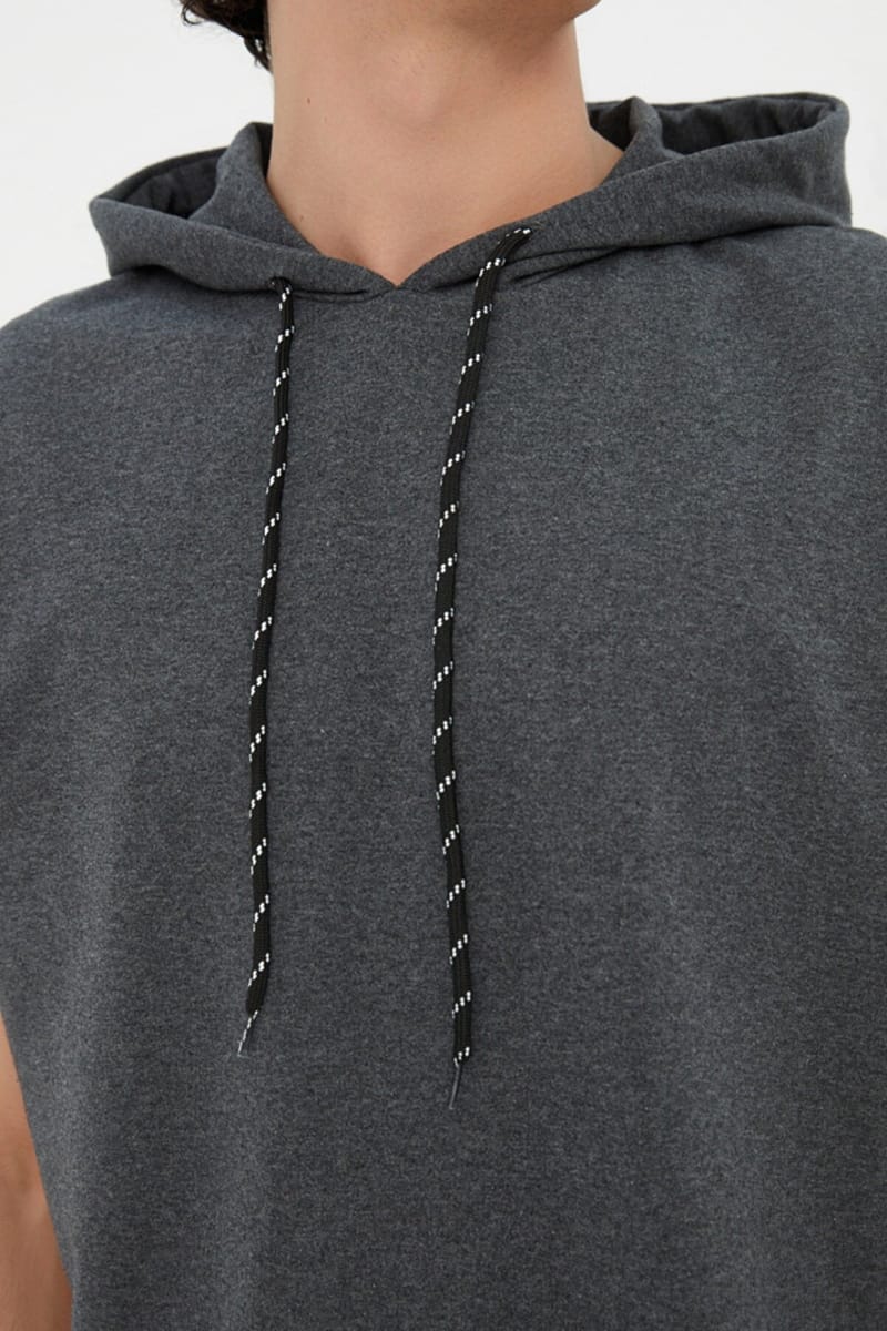 Essential Sleeveless Hoodie Essential Short Sleeve Hoodie Sweatshirt - Hoodies 33